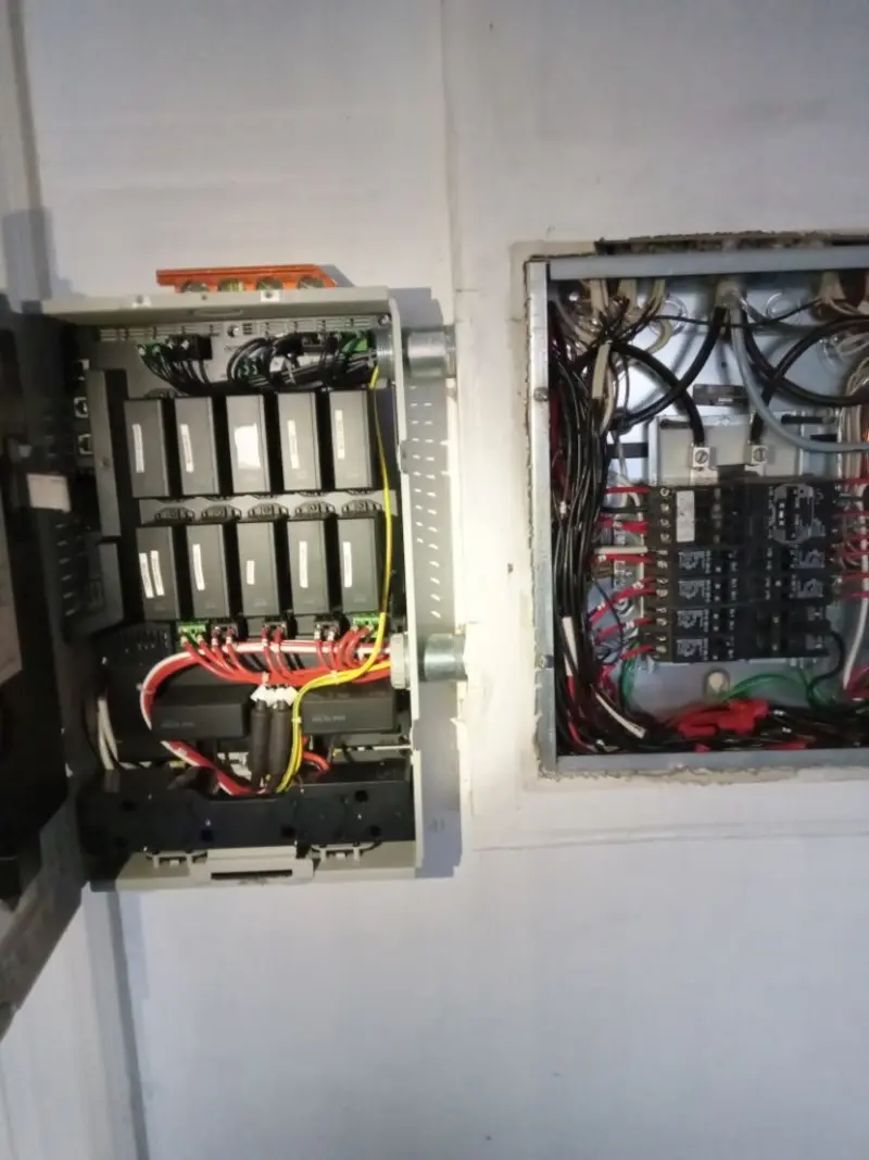 Electrical panel upgrade completed for Security Camera Wiring in Dentsville